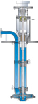 Vertical centrifugal chemical pump GSVO (Image: Friatec Rheinhütte Pumps Division)