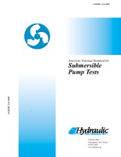 HI Works with SWPA to Publish New Ansi-Approved Submersible Pump Test Standard