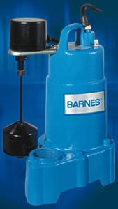 Barnes® Pumps Announces SP33 and SP50 Sump Pumps