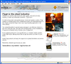 New Site with Focus on Steel Industry