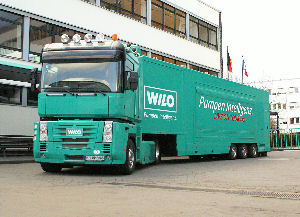 Wilo startet internationale `Truck-Tour 2007`