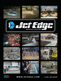 Jet Edge Publishes New Precision Waterjet Cutting Systems Brochure