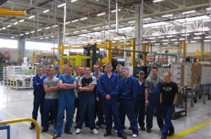 Students at Plant in Strzelin, Poland, Discover ITT Technology