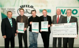 Beste SHK-Nachwuchskräfte mit Wilo-Förderpreis NRW 2009 ausgezeichnet