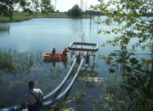 Gewässerregulierung mit mobiler Pumpstation schnell wiederhergestellt