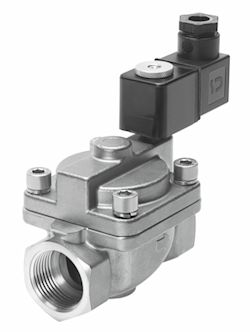 Servo-controlled Solenoid Valve