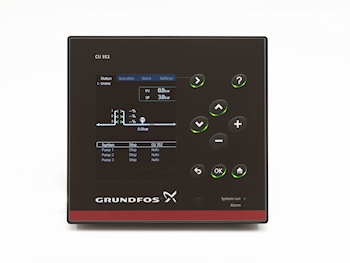 Neue Grundfos CU352 Steuerung für Hydro MPC Druckerhöhungsanlagen