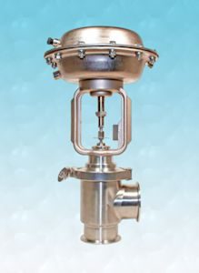 Compact, Angle Control Valves For Hygienic Applications
