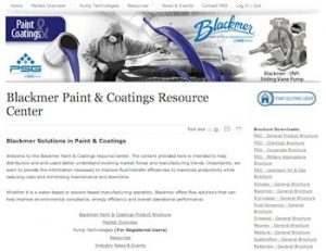 Blackmer Launches Paint & Coatings Website