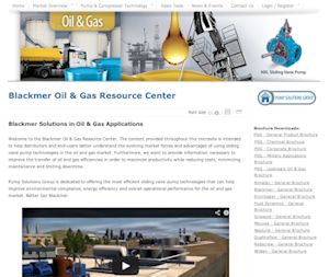 Blackmer Launches Oil & Gas Microsite