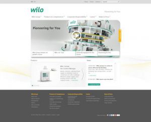 Relaunch der Wilo-Website