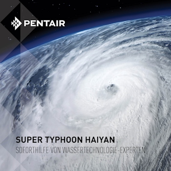 Pentair unterstützt die Taifun Haiyan Hilfsaktionen