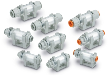 SMC Pneumatik: Axialer Luftfilter für Vakuum- und Überdruckanwendungen