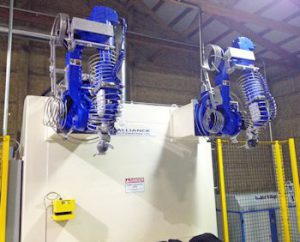 Powering Robotic Waterjet Trimming Cells with Jet Edge Pumps