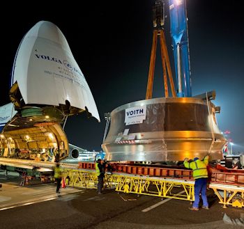 Voith Transports 73-Ton Runner by Air to the Bratsk Hydropower Plant in Siberia