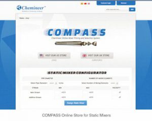 Chemineer Launches Online Store for Static Mixers