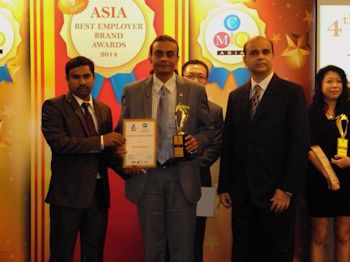 KBL Awarded at the 5th Asia Employer Brand Awards 2014