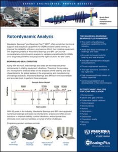 Rotordynamic Analysis for a Wide Range of OEM and End-User Applications