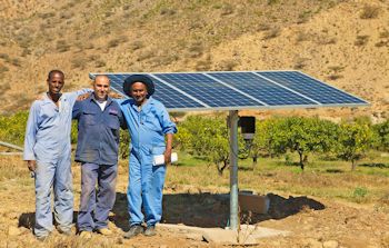 Solar Pump Makes the Most of Water Resources in Africa