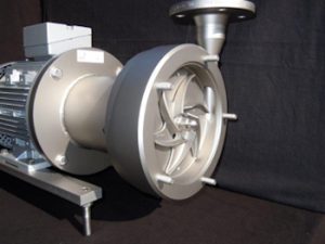 Magnetically Coupled Centrifugal Pump with Open Impeller