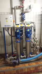 Druckerhöhungsanlagen von Xylem bei Unternehmen für Fleisch- und Wurstwaren