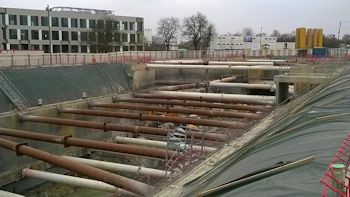 Tsurumi Pumpen halten Trassenbau der U-Bahn in Rennes trocken