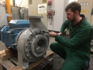 Amarinth Designs Innovative Low-shear Vertically Mounted API 610 OH 1 Pump for the Produced Water Nutshell Filters from AI Energy Solutions