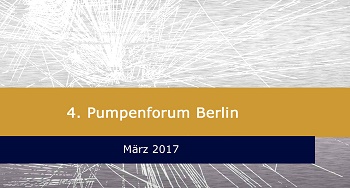 Call for Papers: 4. Pumpenforum Berlin