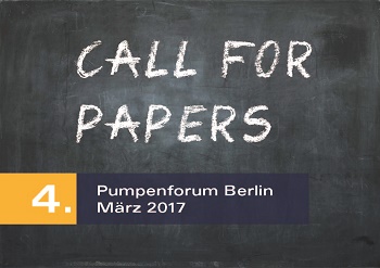 Reminder: Call for Papers – 4. Pumpenforum-Berlin