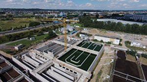 Richtfest auf den neuen Becken der Kläranlage Dresden-Kaditz