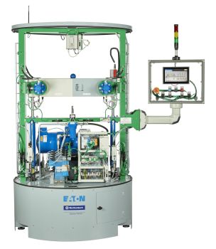 Die elektro-hydraulische Präzisionsmaschine von Eaton zeigt Kernkompetenzen integrierter industrieller Technologien auf