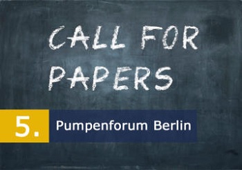 Call for Papers: 5. Pumpenforum Berlin am 11. April 2019