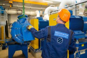 Uhthoff & Zarniko setzt Pumpe in Hauptpumpwerk Pinnow instand