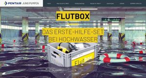 Neue Flutbox-Webseite von Pentair Jung Pumpen
