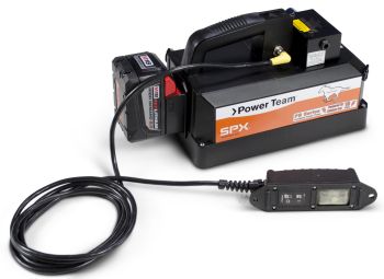 SPX Flow Power Team Announces a New Cordless Hydraulic Battery Pump