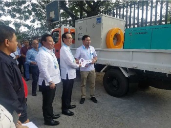 Ebara Delivers Drainage Pump Trucks to the Philippines