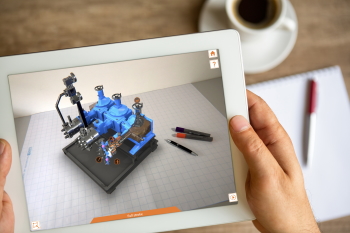 Perfect insight: Augmented Reality App Enables 3D Interior View of Pumps