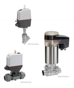 Valves with new Motorized eSy Actuators from GEMÜ
