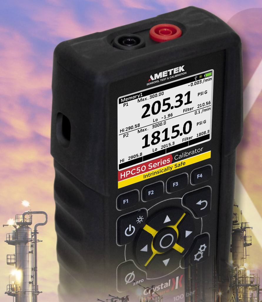Ametek Crystal Pressure Calibrator with High Accuracy for Oil & Gas