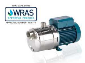 Calpeda Upgrades its WRAS Approval for MXH and MXHL Pump Models