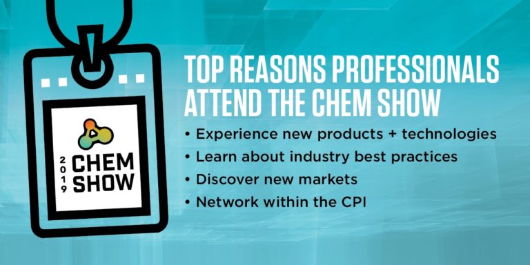 The 2019 Chem Show set to Host Chemical Processing Industry’s Networking Event of the Year