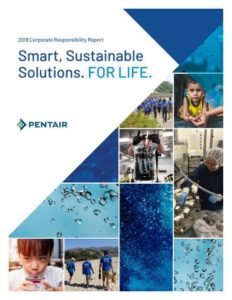 Pentair annonce le rapport de responsabilité d’entreprise 2019: des solutions intelligentes et durables. Pour la vie.