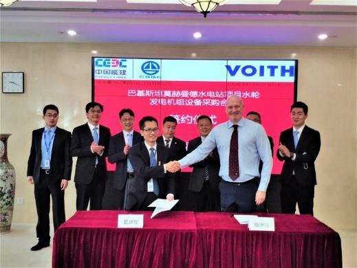 Voith awarded with turbine generator units and auxiliaries supply contract for the Pakistan Mohmand Dam hydropower plant