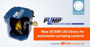 New 3D BIM Library for Wastewater and Sewage Pumping Systems