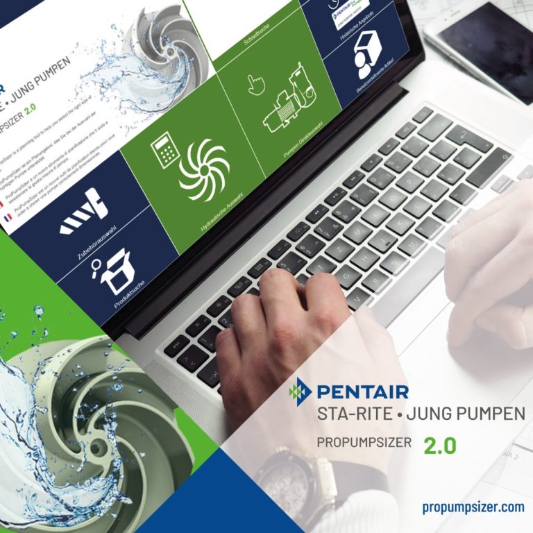 Actualización para ProPumpsizer de Pentair Jung Pumpen