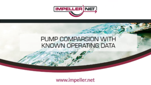 Pump comparison with known operating data