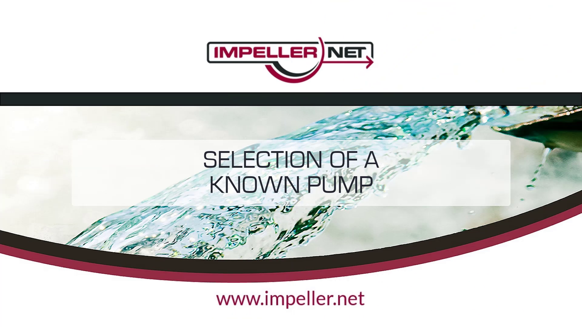 Selection of a known pump