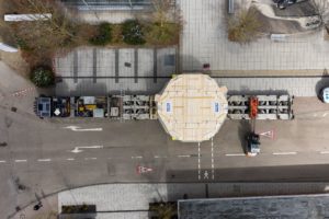 Voith Hydro trasporta uno statore gigante alla centrale elettrica bavarese