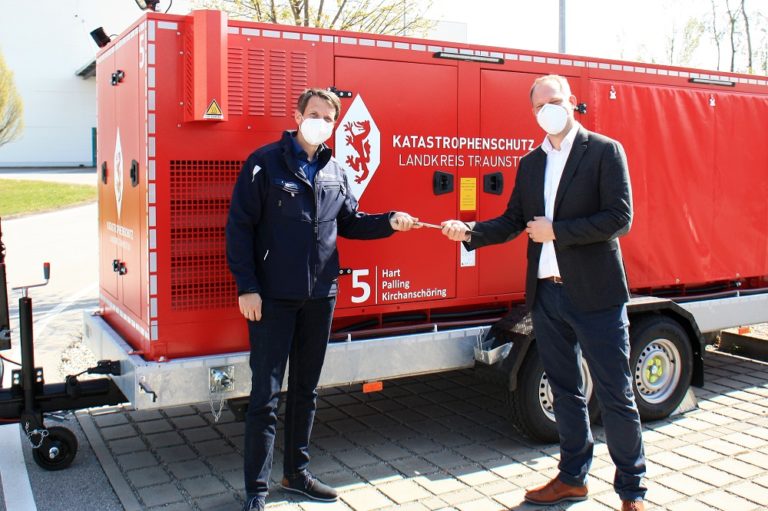 NETZSCH liefert mobile Drehkolbenpumpen für den Katastrophenschutz in Traunstein