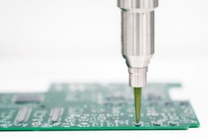 Gestión térmica en placas de circuito impreso: prueba de dispensación exitosa de pasta térmica